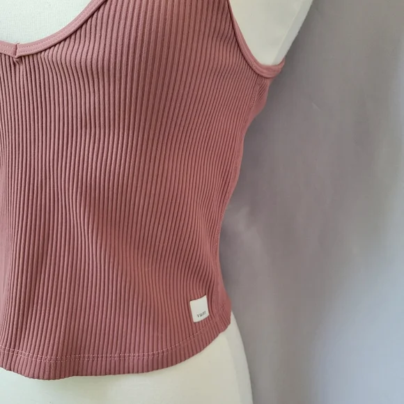 Vuori Women's Rib Crop Tank Top M - Picture 7 of 15